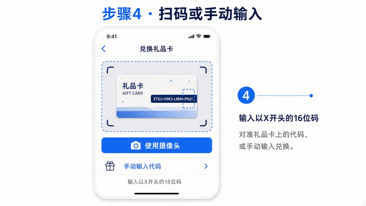 扫码或手动输入