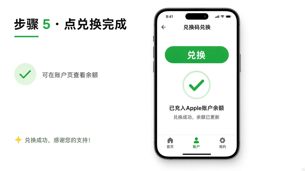 兑换完成